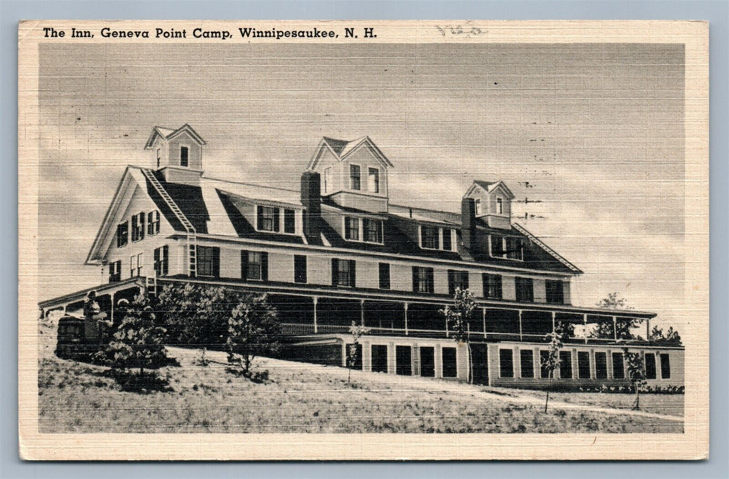 WINNIPESAUKEE NH THE INN GENEVA POINT CAMP VINTAGE POSTCARD