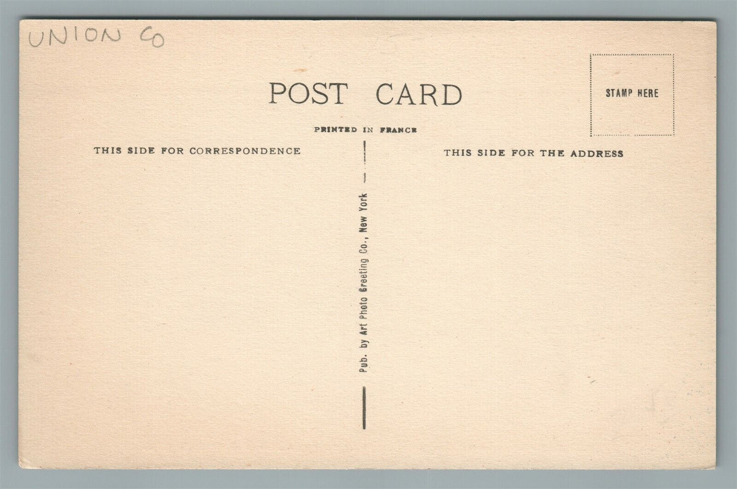 WESTFIELD NJ TRIANGLE PARK MOUNTAIN & LAWRENCE AVENUES VINTAGE POSTCARD