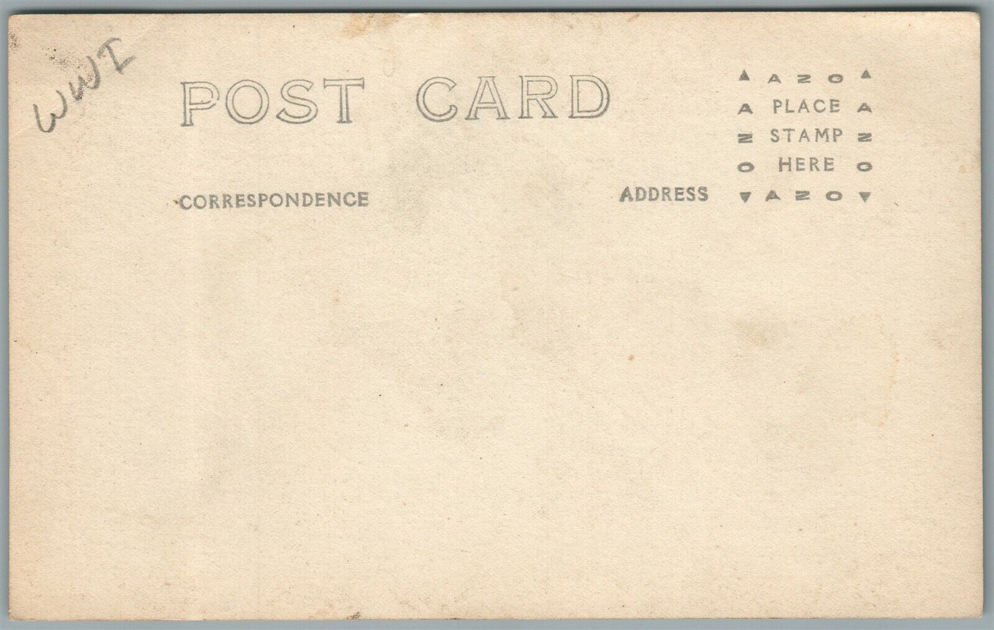 WWI SNIPERS POST COMMANDING CROSSROADS ANTIQUE REAL PHOTO POSTCARD RPPC