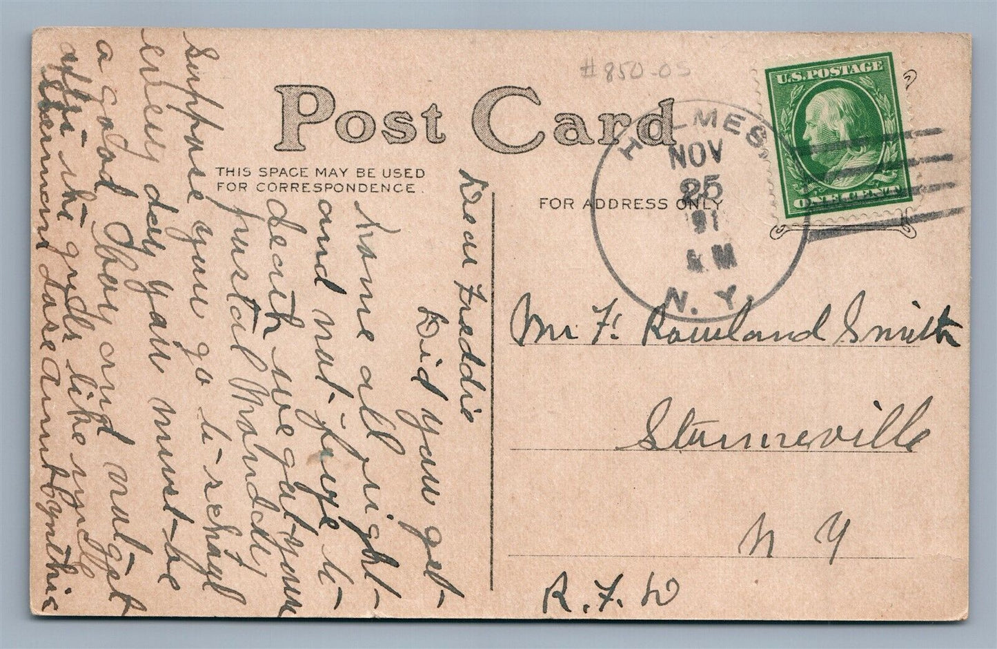 LITTLE UNCLE SAM WHICH YOU A HAPPY THANKSGIVING ANTIQUE POSTCARD PATRIOTIC