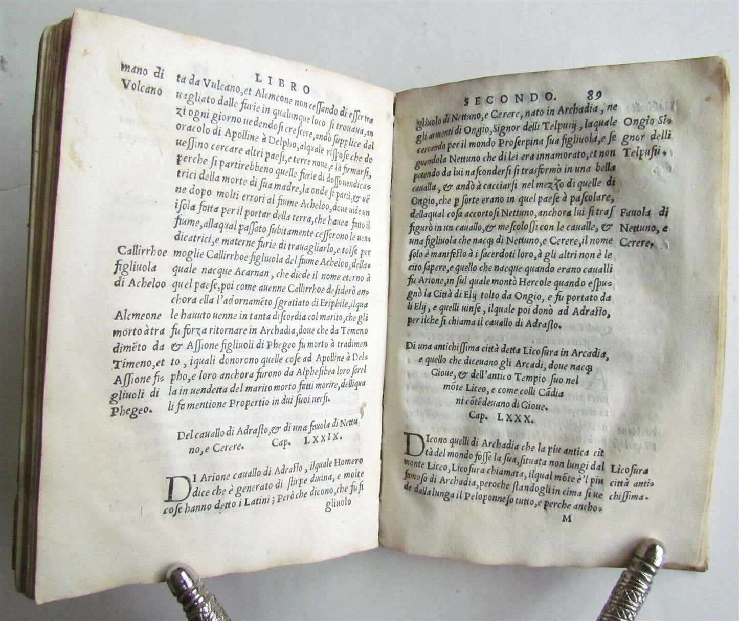 1544 LI TRE LIBRI DE NICOLO LEONICO DE VARIE HISTORIE antique 16th cent. VELLUM