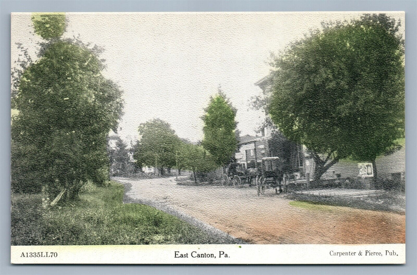 EAST CANTON PA ANTIQUE POSTCARD