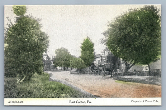 EAST CANTON PA ANTIQUE POSTCARD