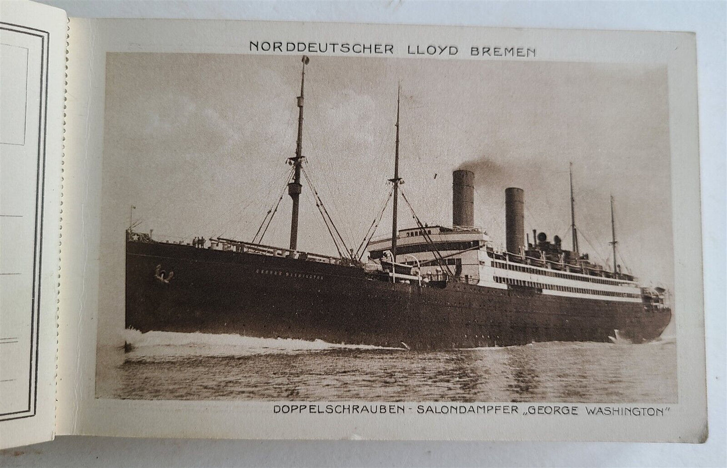 GERMAN LLOYD SHIPS 35 VINTAGE DETACHABLE POSTCARDS ANTIQUE DIE FLOTTE