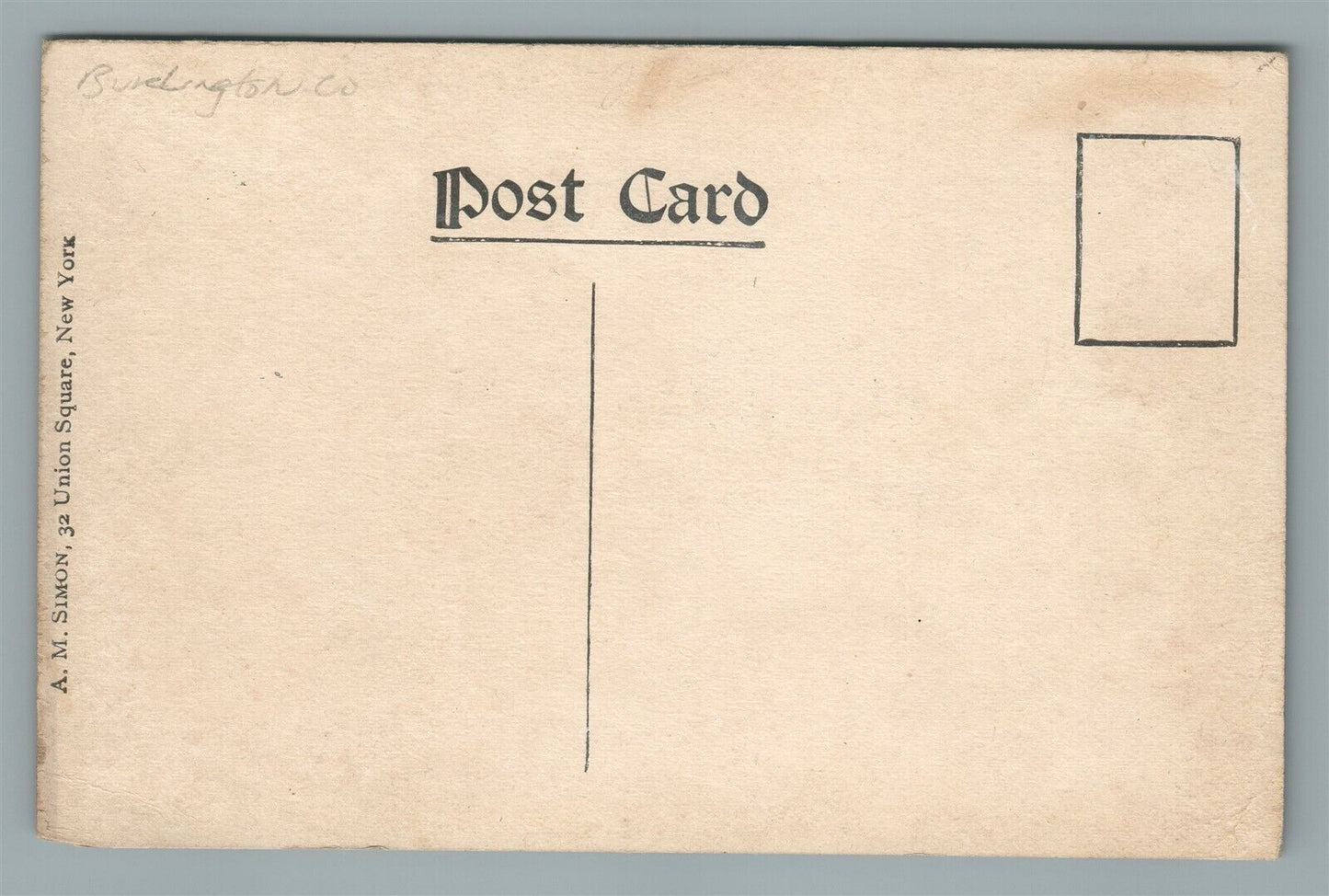 WRIGHTSTOWN NJ STREET VIEW ANTIQUE POSTCARD