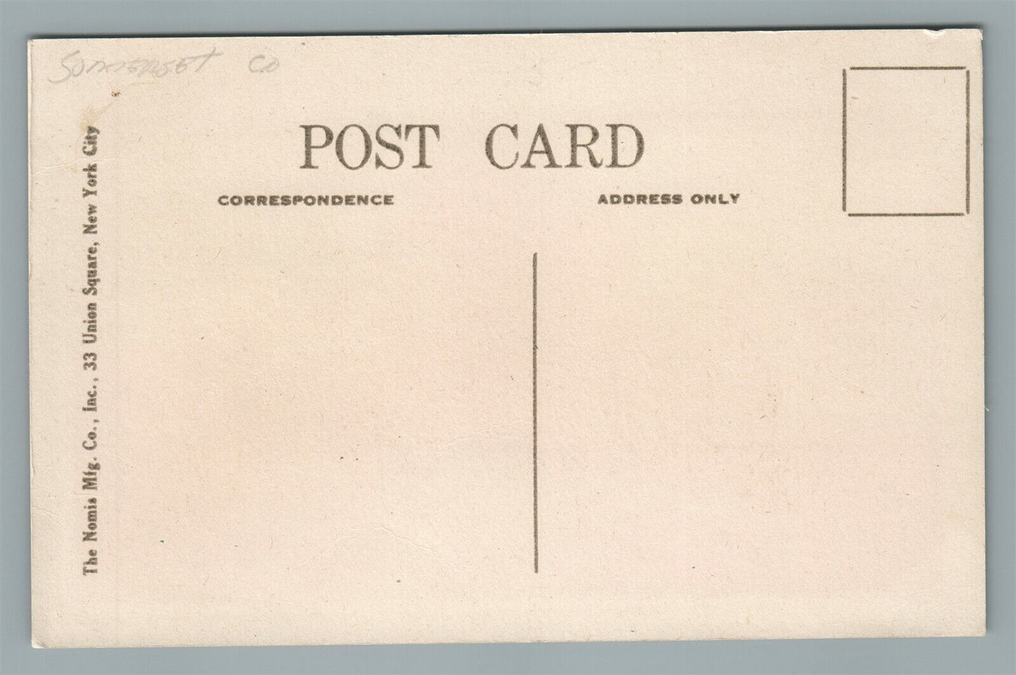 EAST MILLSTONE NJ ELM AVENUE ANTIQUE POSTCARD