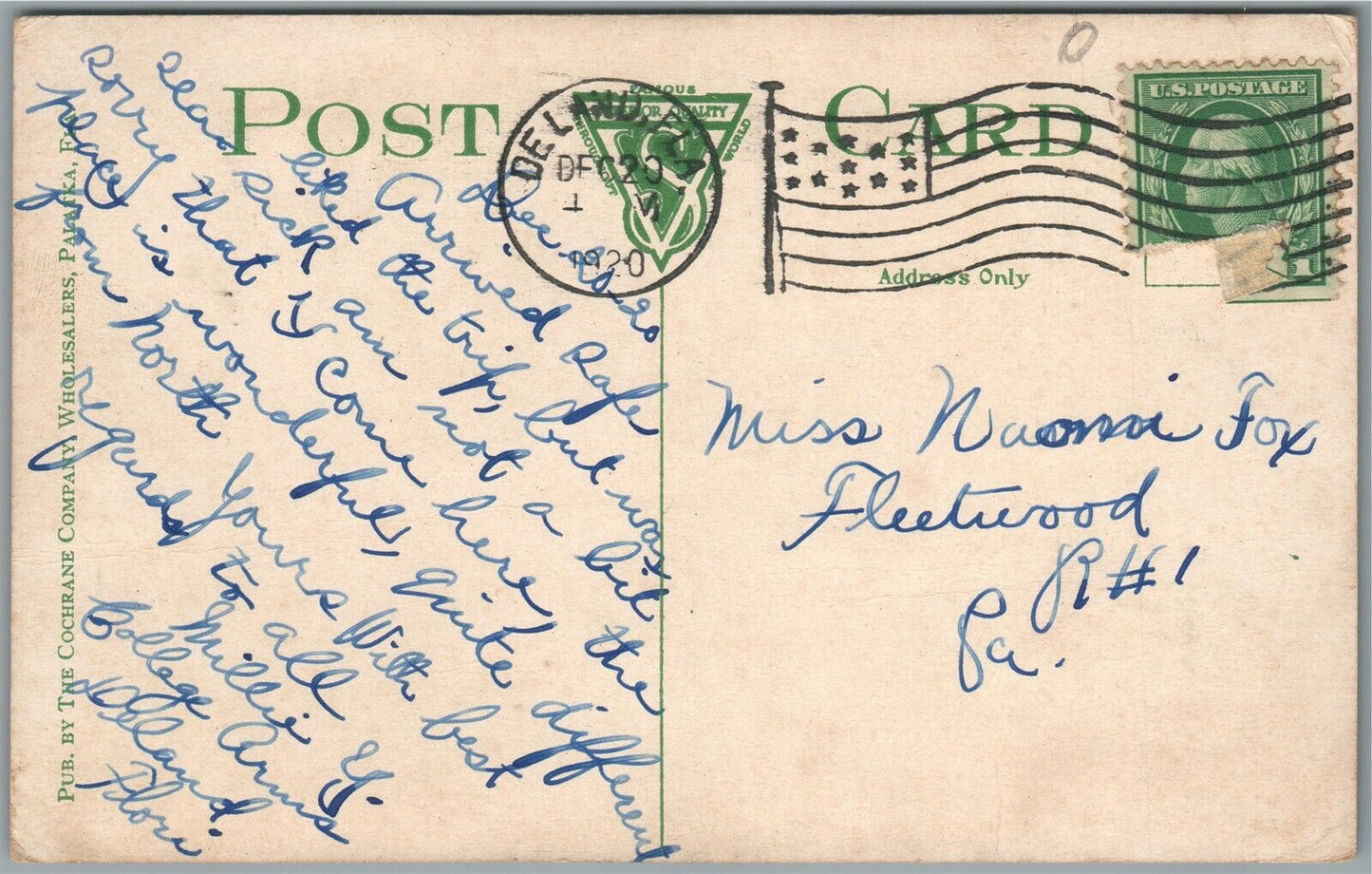 DE LAND FL DREKA'S DEPARTMENT STORE ANTIQUE POSTCARD