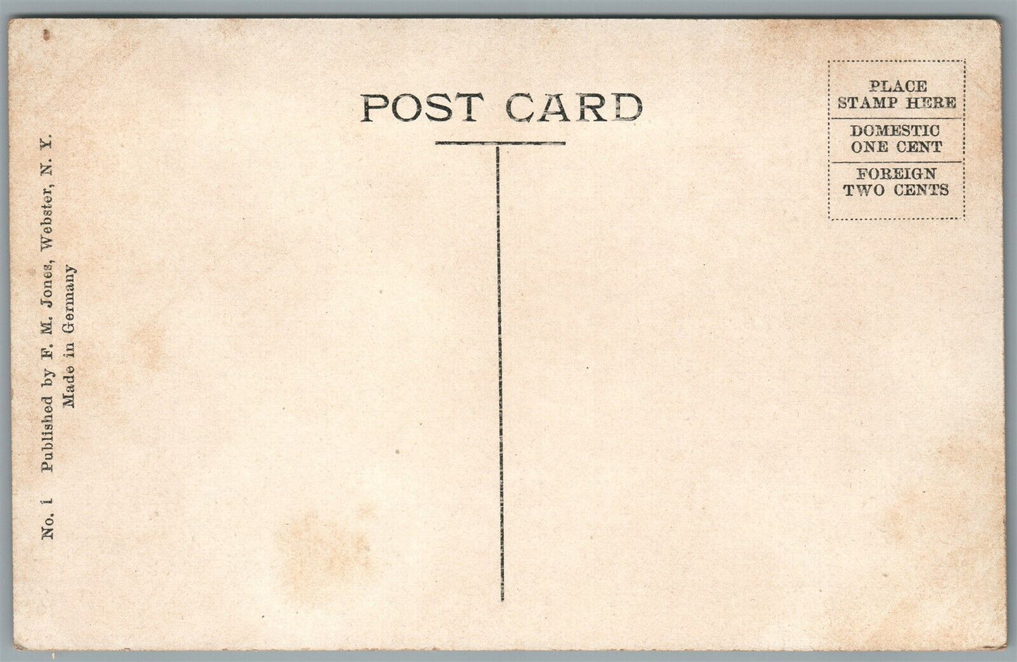 WEBSTER NY EAST MAIN STREET ANTIQUE POSTCARD