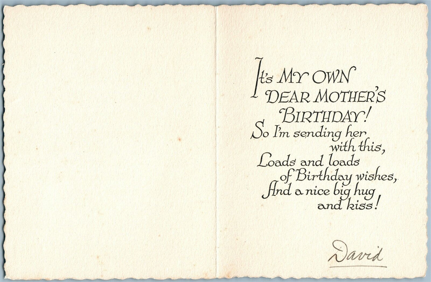 DOGS w/ KIDS HAPPY BIRTHDAY VINTAGE POSTCARD