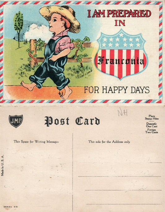FRANCONIA N.H. ANTIQUE POSTCARD