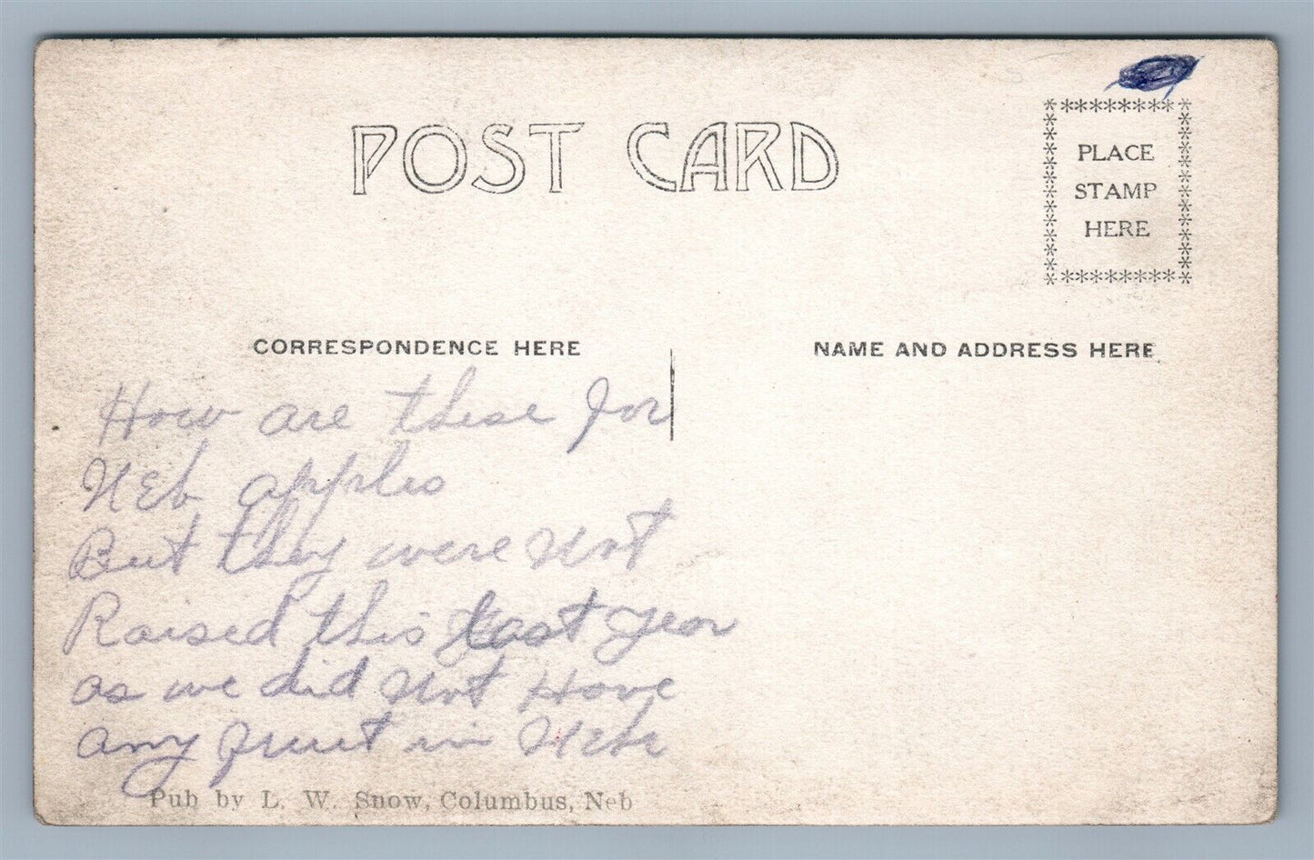 EXAGGERATED NEBRASKA APPLES on TRUCK ANTIQUE REAL PHOTO POSTCARD RPPC COLLAGE