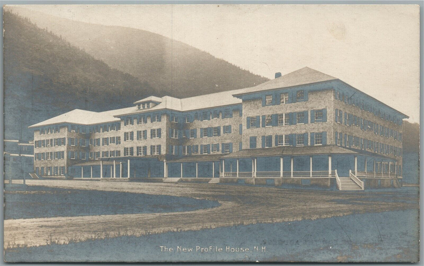 NEW PROFILE HOUSE NH ANTIQUE REAL PHOTO POSTCARD RPPC