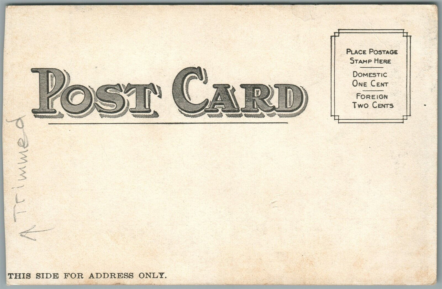 NEWARK NJ PUBLIC LIBRARY ANTIQUE POSTCARD