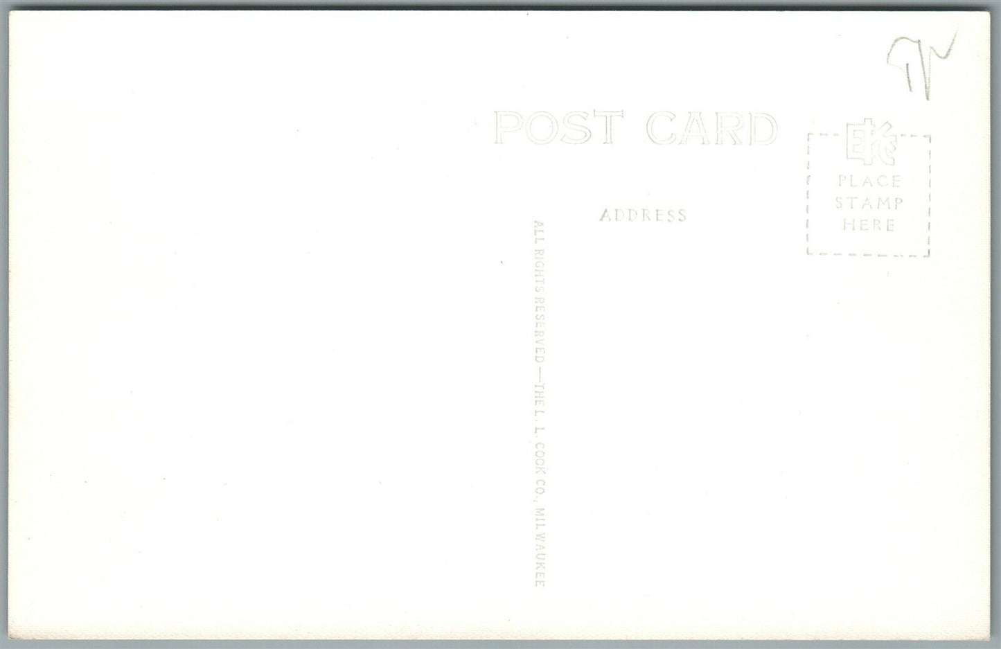 ST.IGNACE MI WESTWOOD MOTEL VINTAGE REAL PHOTO POSTCARD RPPC