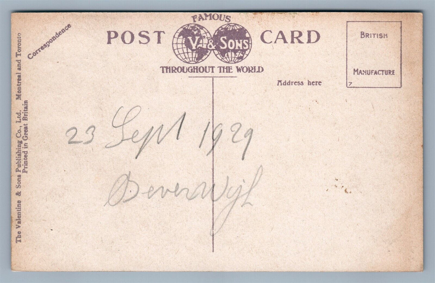 NORTH SYDNEY NS CANADA QUEEN STREET ANTIQUE POSTCARD