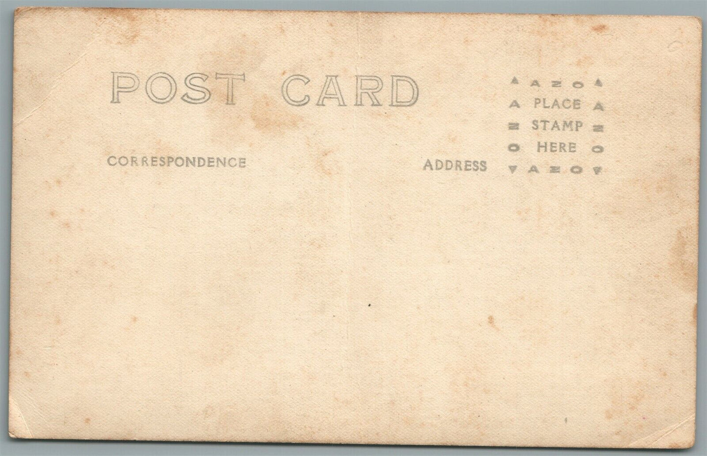 WWI AMERICAN SOLDIERS w/ MINE SHELLS DISPLAY ANTIQUE REAL PHOTO POSTCARD RPPC