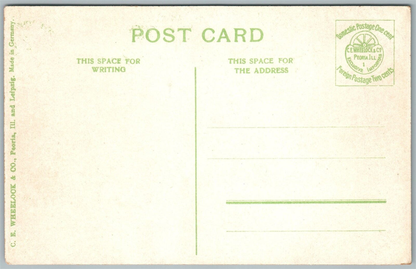 CHESTER PA MARKET STREET WASHINGHTON HOUSE CAMBRIDGE BUILDING ANTIQUE POSTCARD