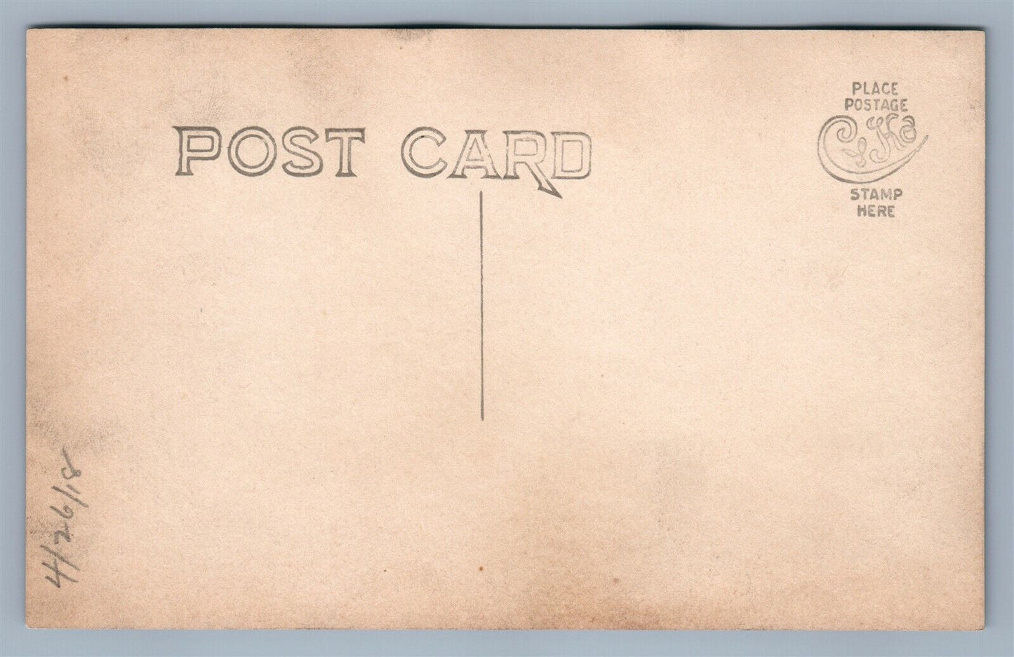 GROUP PHOTO w/ VINTAGE CAR ANTIQUE REAL PHOTO POSTCARD RPPC Bliss GW writing