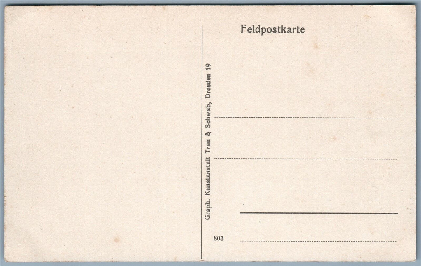 GERMAN WWI FELDPOSTKARTE ANTIQUE POSTCARD LIEVIN AUSBLICK auf die LORETTOHOHE