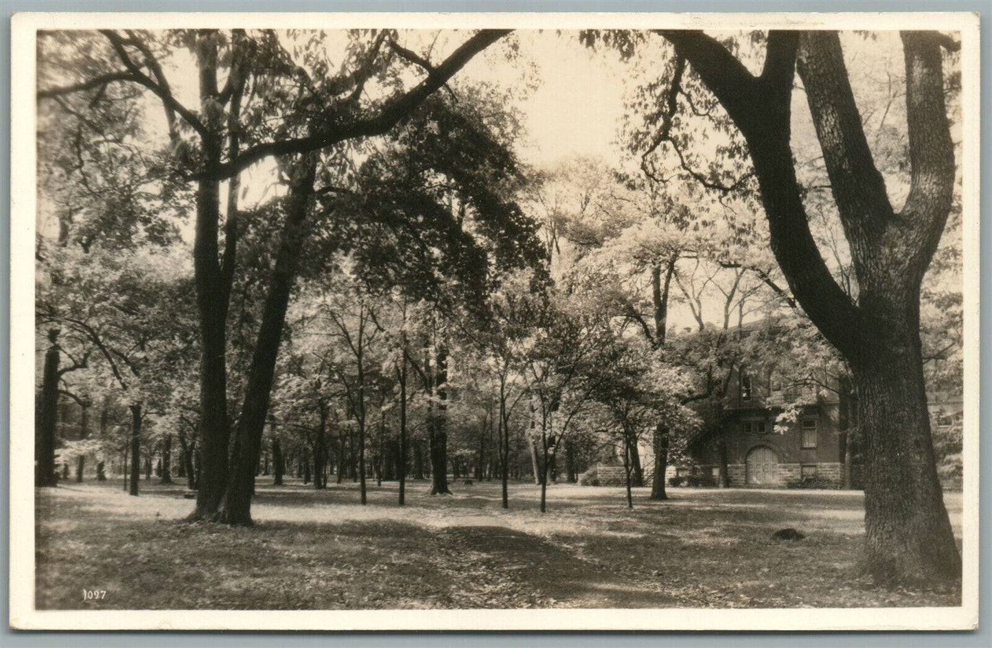 OXFORD OH MIAMI UNIVERSITY WOMEN'S GYMNASIUM ANTIQUE REAL PHOTO POSTCARD RPPC