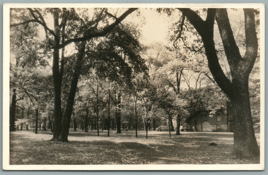 OXFORD OH MIAMI UNIVERSITY WOMEN'S GYMNASIUM ANTIQUE REAL PHOTO POSTCARD RPPC