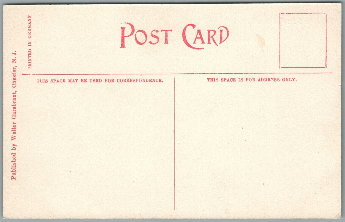 PEAPACK NJ HIGH SCHOOL ANTIQUE POSTCARD