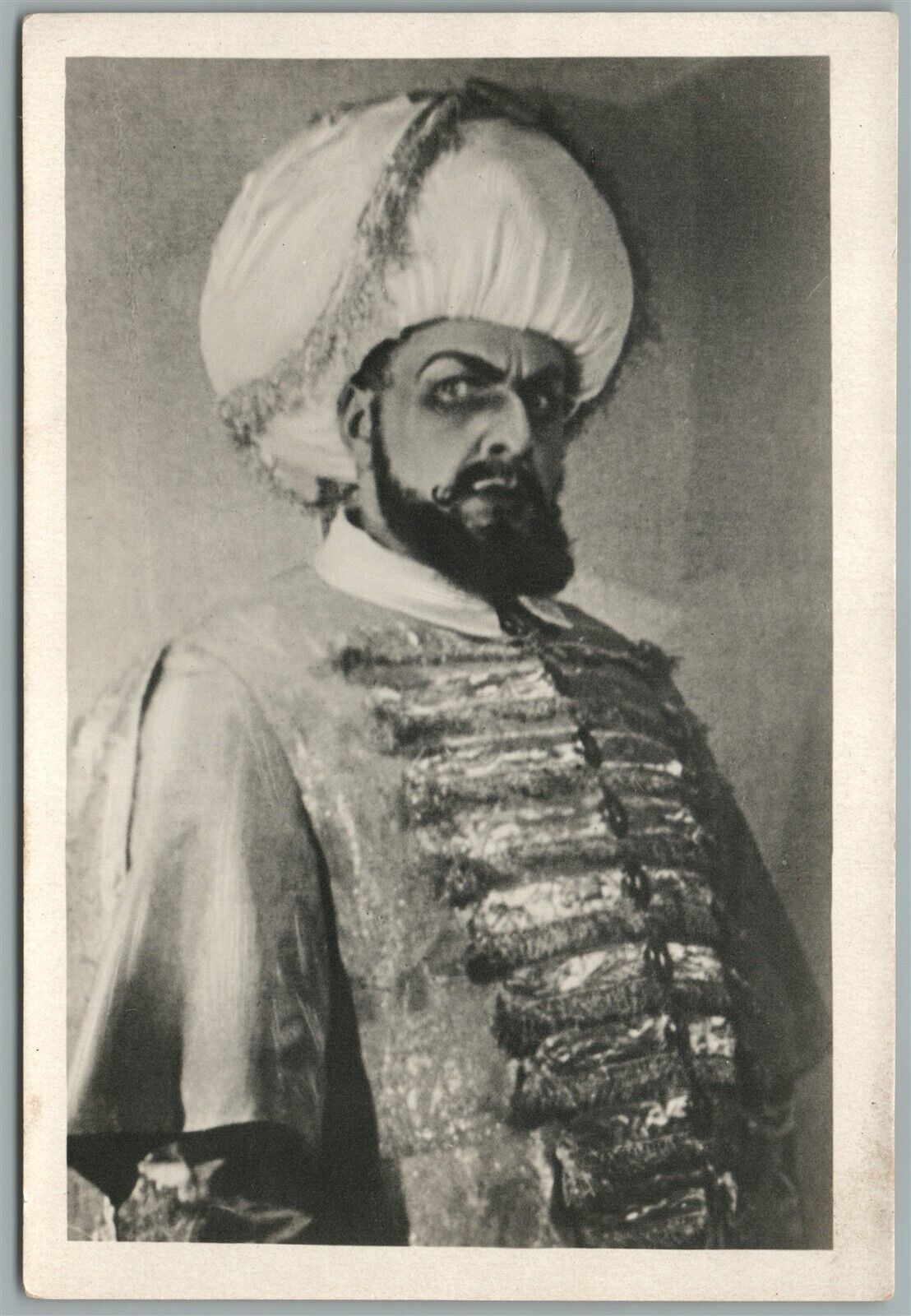 UKRAINIAN KIEV THEATRE SULTAN VINTAGE REAL PHOTO POSTCARD RPPC