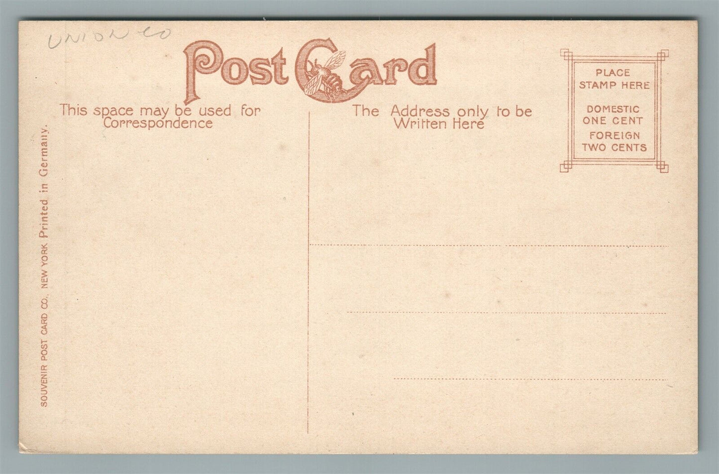 NORTH PLAINFIELD NJ HOLY CROSS CHURCH VINTAGE POSTCARD