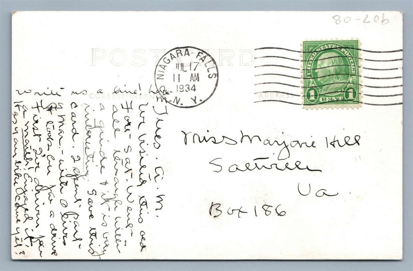 OLD FORT NIAGARA NY ANTIQUE REAL PHOTO POSTCARD RPPC