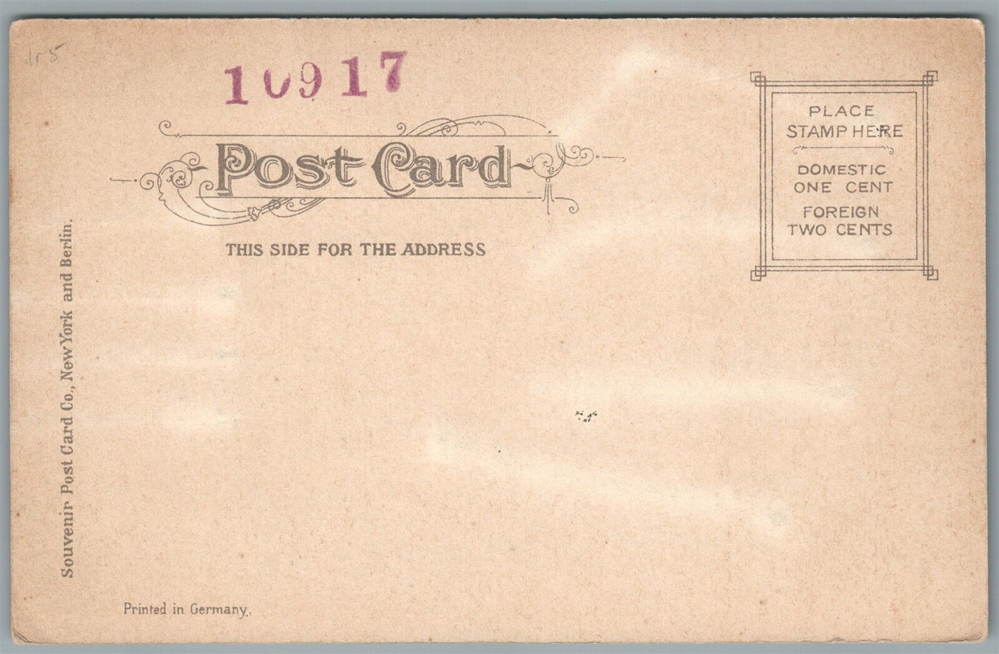 TROY NY HEART OF SHOPPING DISTRICT ANTIQUE POSTCARD