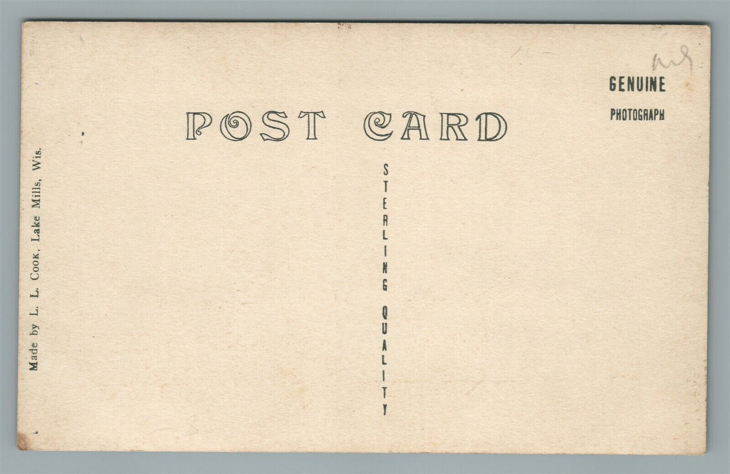 POSTVILLE IA RESIDENCES ANTIQUE REAL PHOTO POSTCARD RPPC