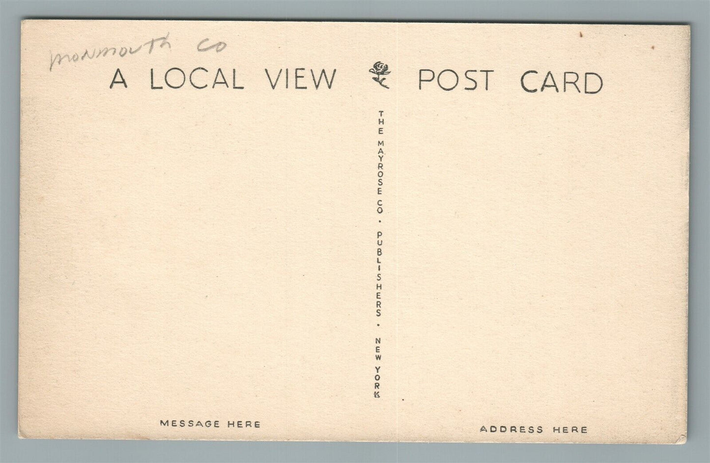 KEYPORT NJ WEST FRONT STREET ANTIQUE POSTCARD