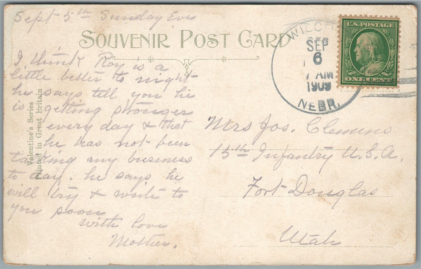 HARVEST FIELD NE ANTIQUE POSTCARD