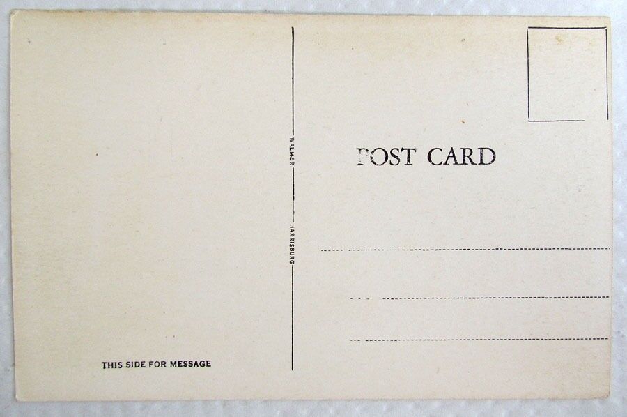 ANTIQUE POSTCARD THE POST OFFICE ELIZABETHTOWN PA