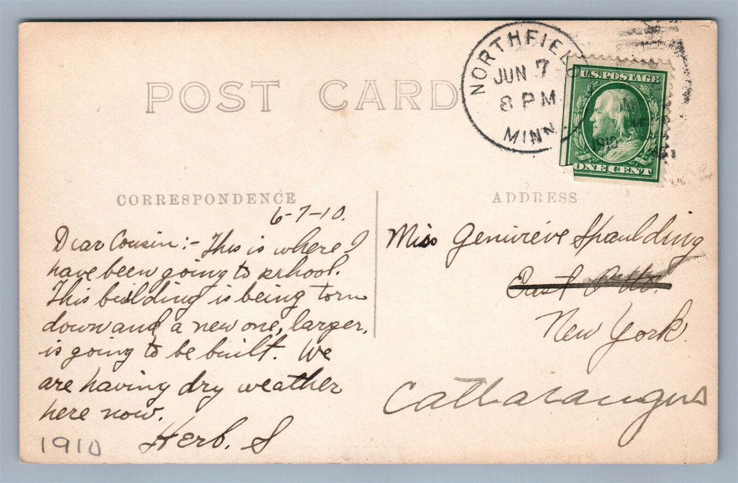 NORTHFIELD MN SCHOOL w/ OWLS ANTIQUE REAL PHOTO POSTCARD RPPC montage collage