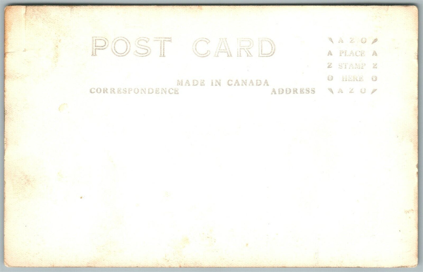 CANADA EXAGGERATED WHEAT ANTIQUE REAL PHOTO POSTCARD RPPC