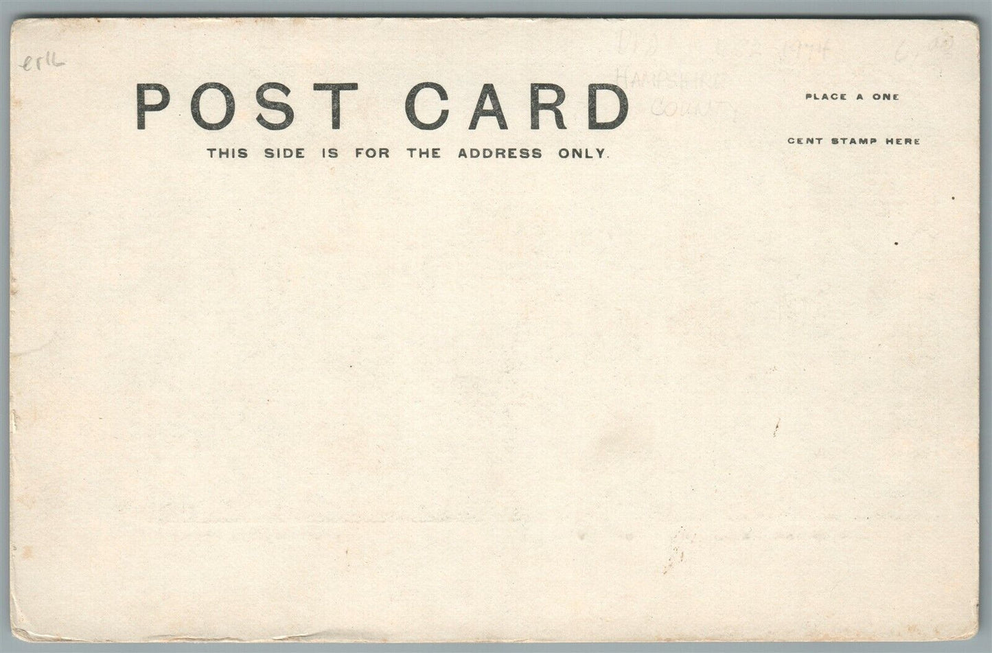 WEST CUMMINGTON MA SHAW COMPANY SERIES ANTIQUE POSTCARD