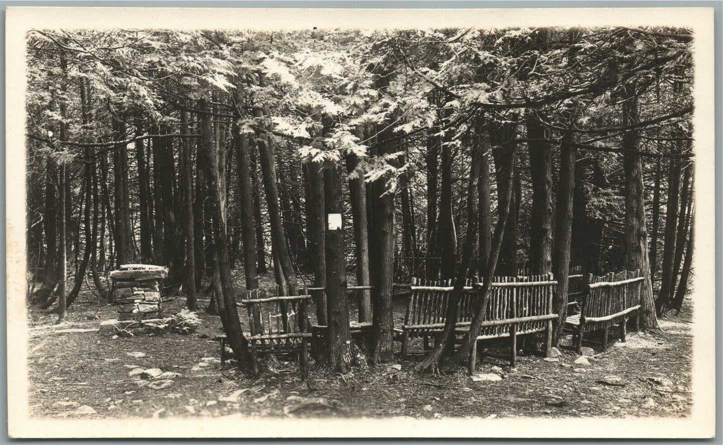 SO. HERO VT BRYANT TEMPLE ANTIQUE REAL PHOTO POSTCARD RPPC