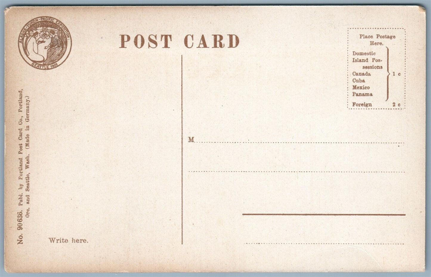 EAST CAPE SIBERIA KIT-LE-LOURIGEN INDIAN ANTIQUE POSTCARD