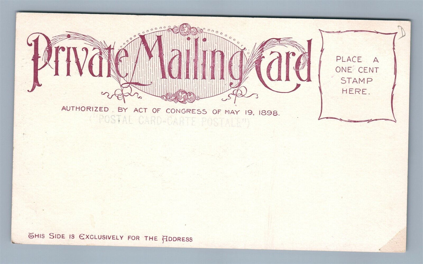 HUDSON RIVER FROM WEST POINT NY ANTIQUE POSTCARD ARTHUR LIVINGSTON PRIVATE MAIL