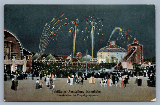 MANNHEIM GERMANY JUBILAUMSKARTE 1607-1907 ANTIQUE POSTCARD