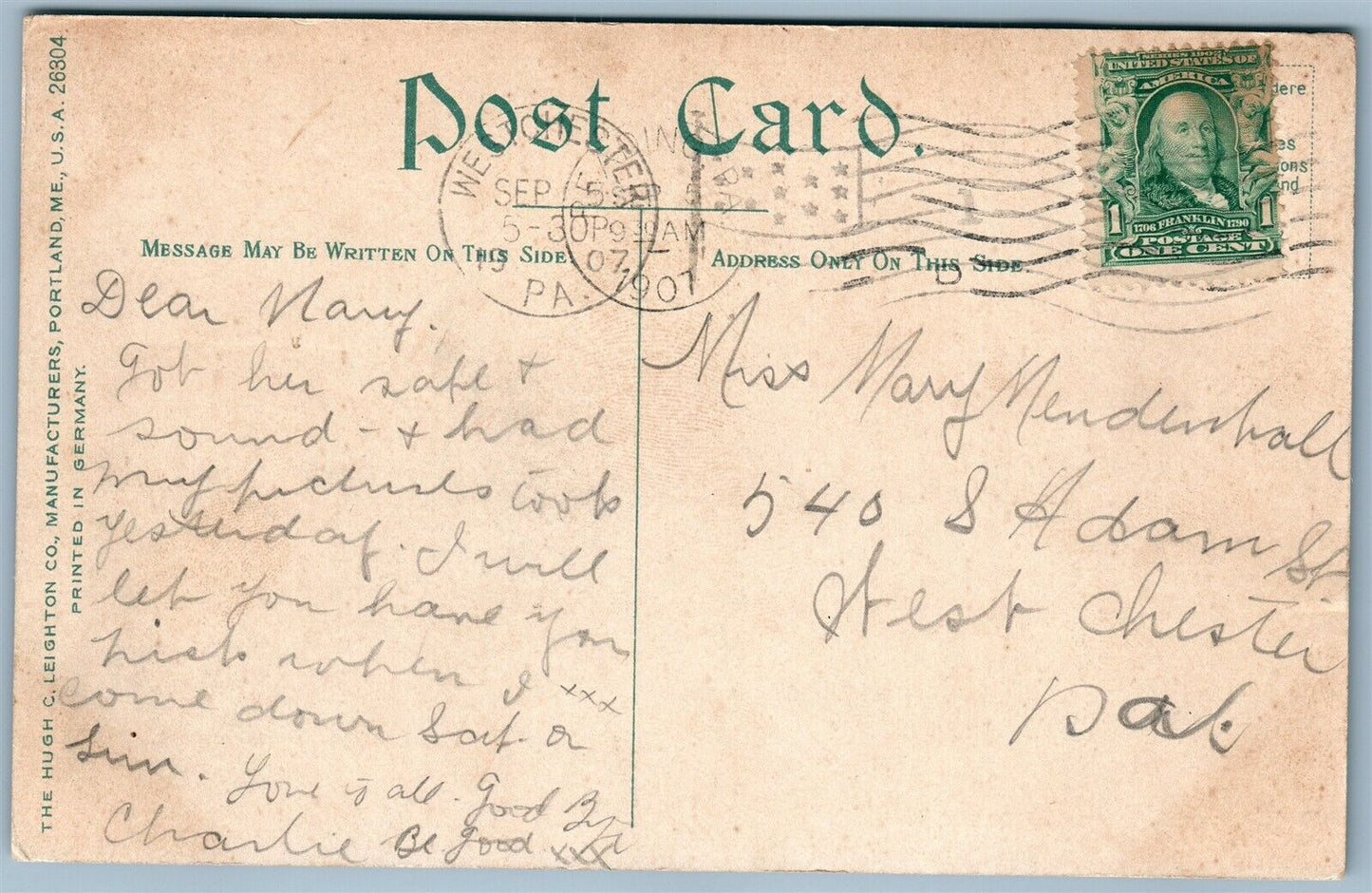 READING PA STOUDTS FERRY BRIDGE ANTIQUE POSTCARD