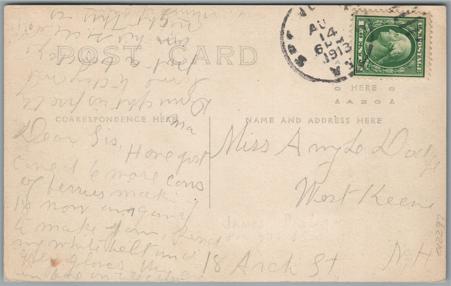 SPRINGFIELD VT WEST SIDE OF SQUARE ANTIQUE REAL PHOTO POSTCARD RPPC