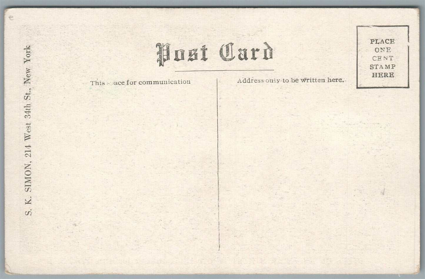 PALISADE INTERSTATE PARK NJ DYCKMAN STREET FERRY HILL ANTIQUE POSTCARD