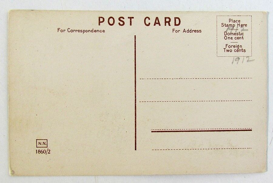 ANTIQUE POSTCARD - FRONT & WEST BROAD STREET QUAKERTOWN BUCKS COUNTY PA