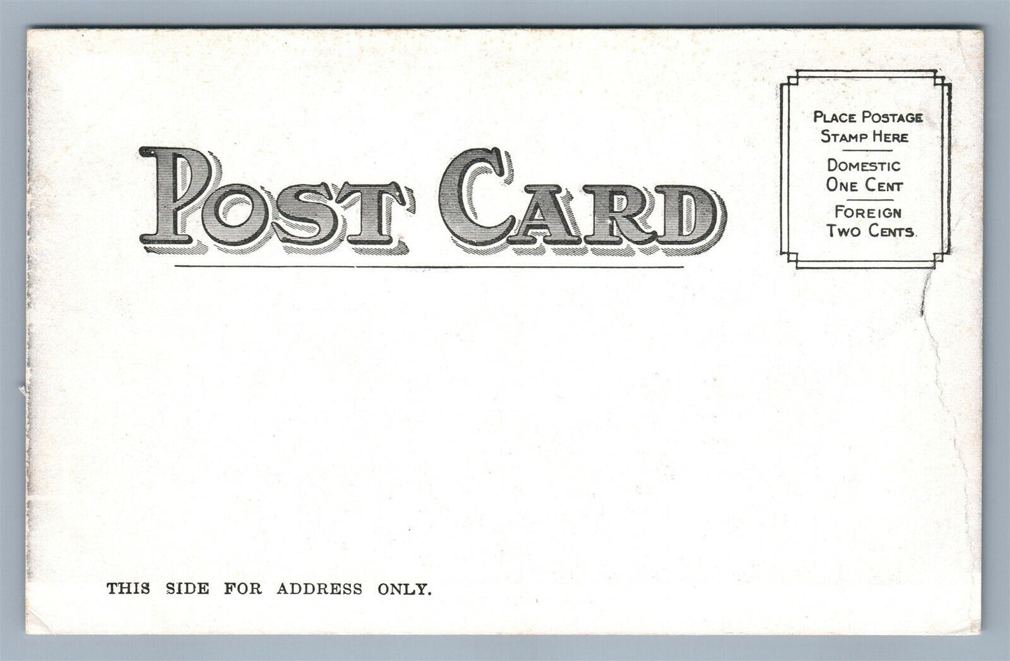 SCIO NY MAIN STREET ANTIQUE POSTCARD