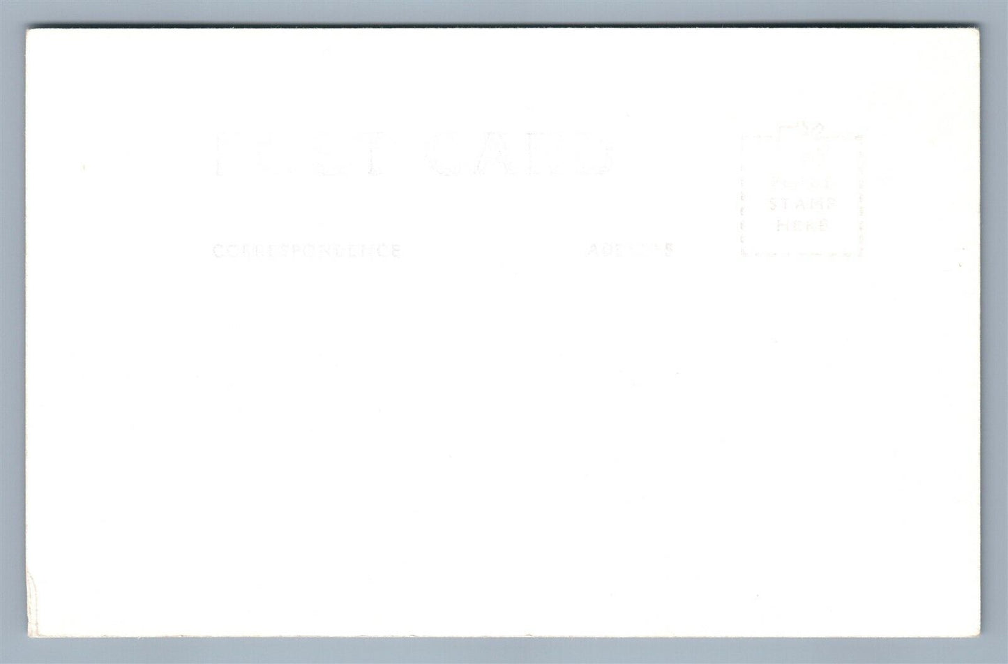 EXAGGERATED JACKRABBIT w/ GREYHOUND BUS VINTAGE REAL PHOTO POSTCARD RPPC