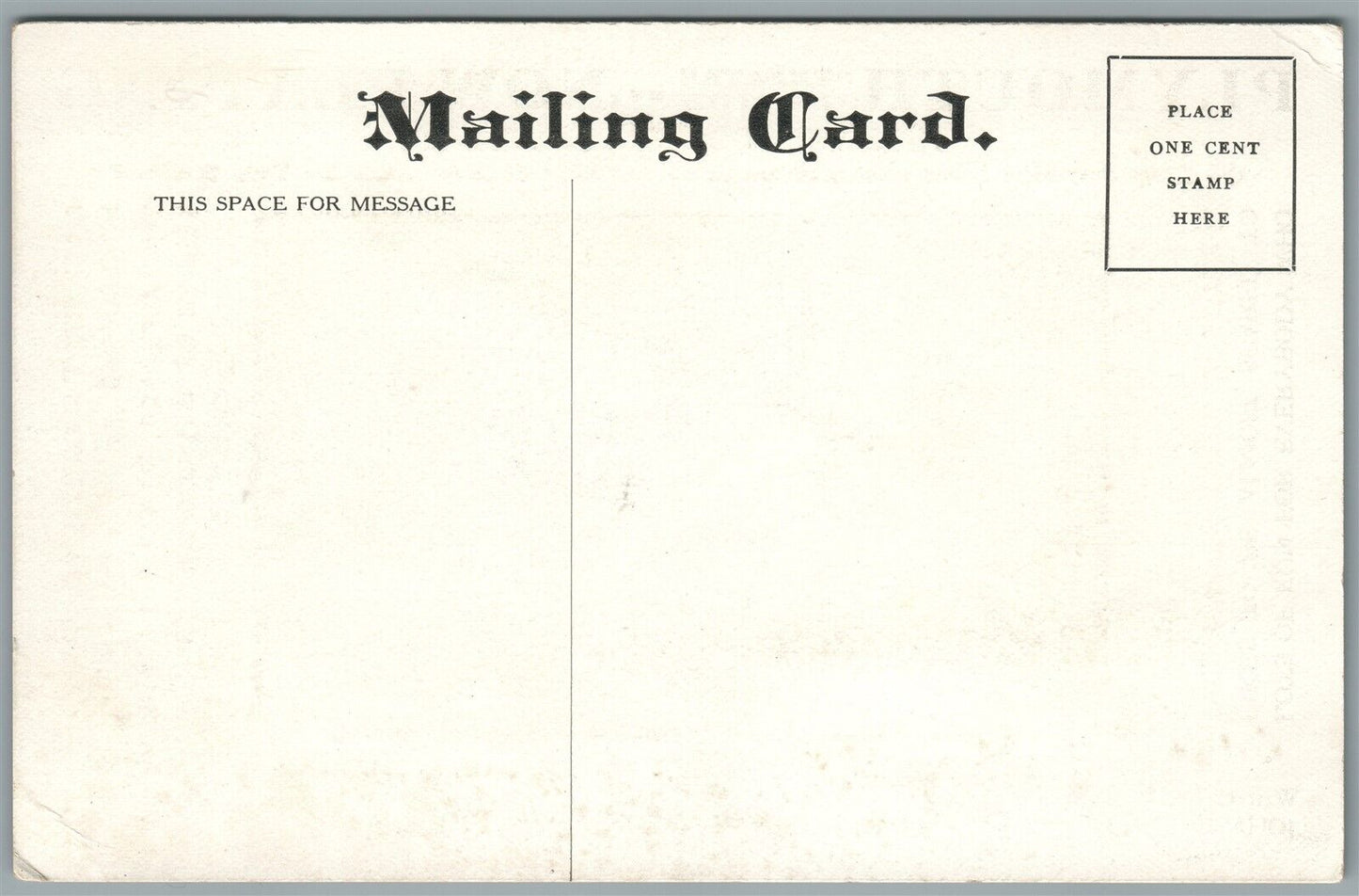 BOSTON MA PLYMOUTH THEATRE CAT & CANARY PLAY ANTIQUE POSTCARD