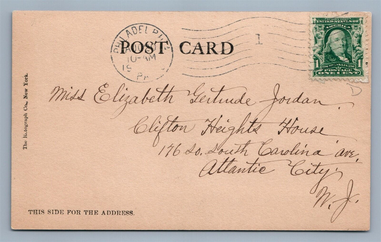 AMERICAN STAGE & FILM ACTRESS ETHEL BARRYMORE ANTIQUE REAL PHOTO POSTCARD RPPC