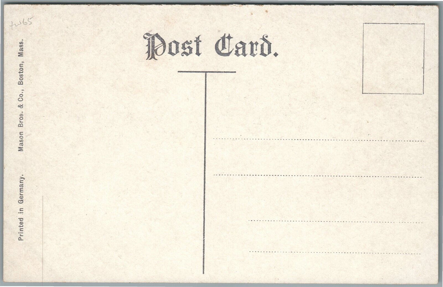 LAWRENCE MA ESSEX STREET ANTIQUE POSTCARD